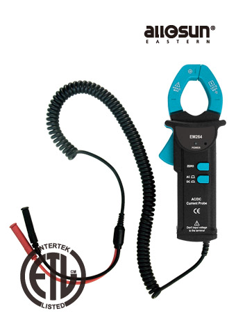 Picture of EM264, ETL mark, CATIII, EM264/EM263, AC/DC CURRENT CLAMP