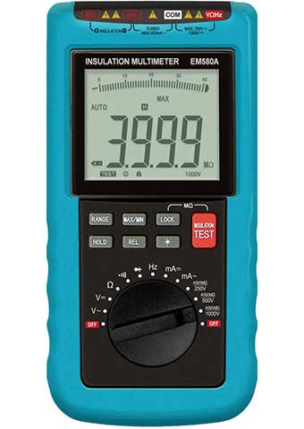 Picture of EM580A, INSULATION(MEGOHM) AUTORANGING 3 3/4 MULTIMETER